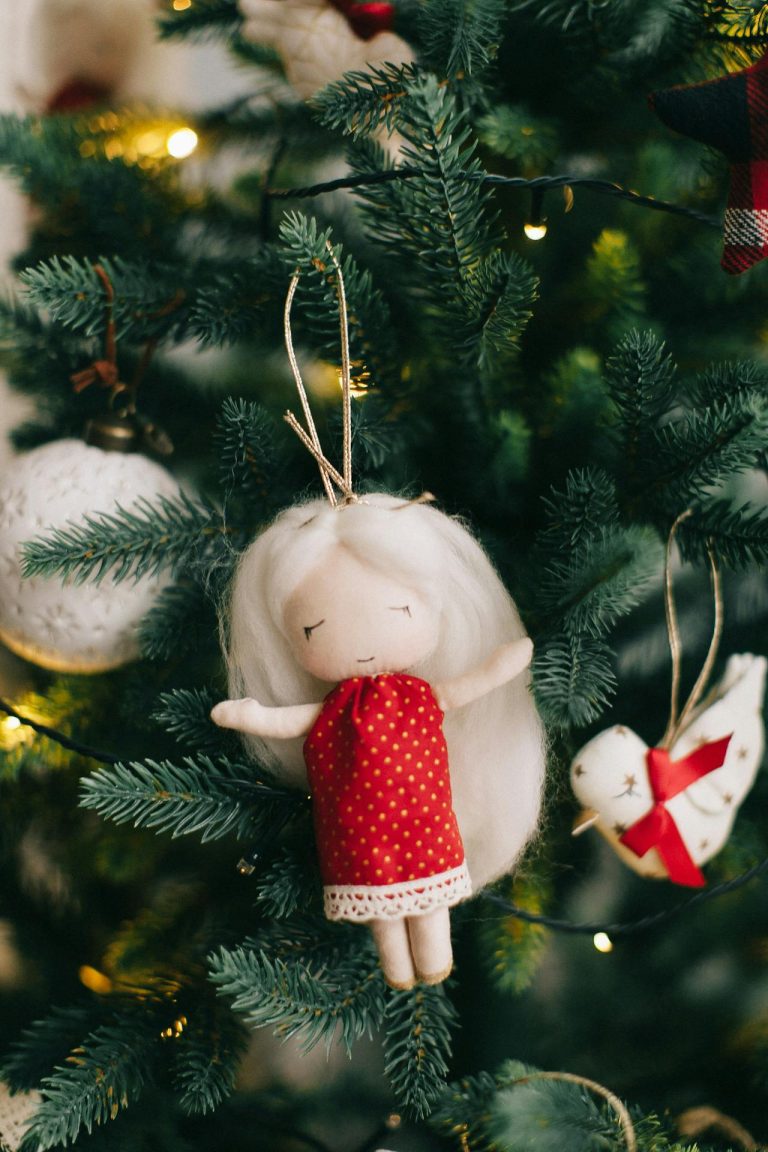 englepynt til juletræet