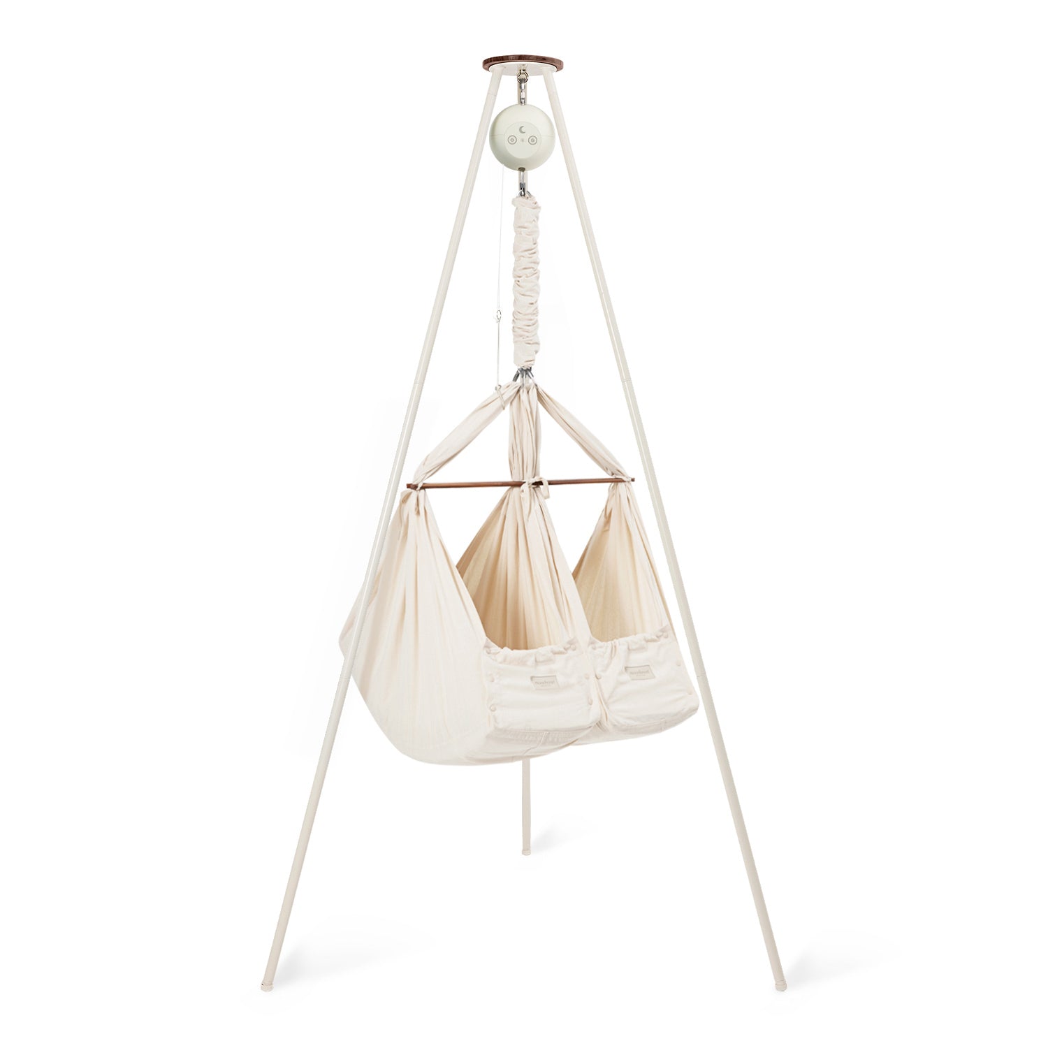 Classic Bundle - Tvillingeslyngevugge med motor og stativ | Moonboon